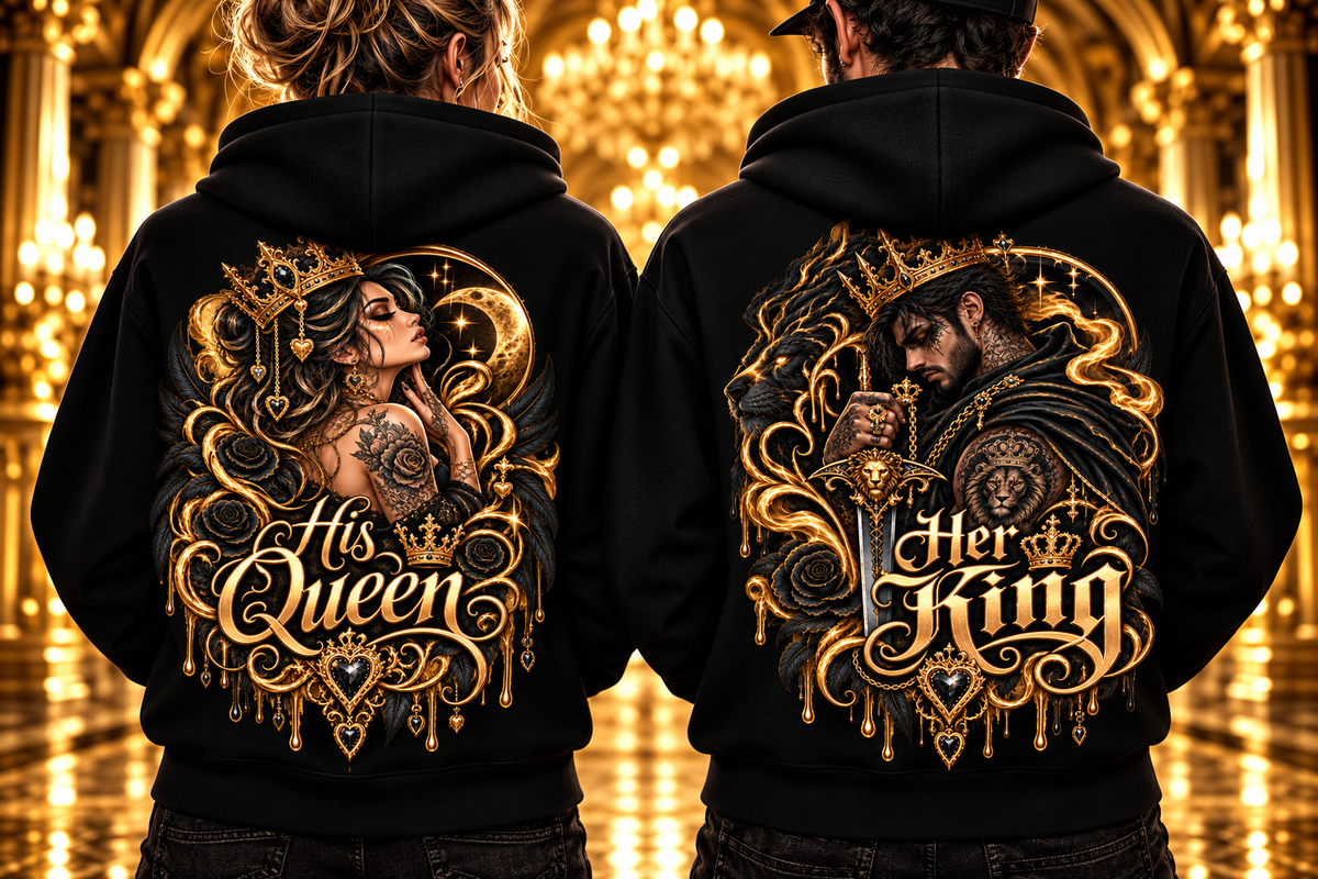 Couple Hoodie´s Gold People